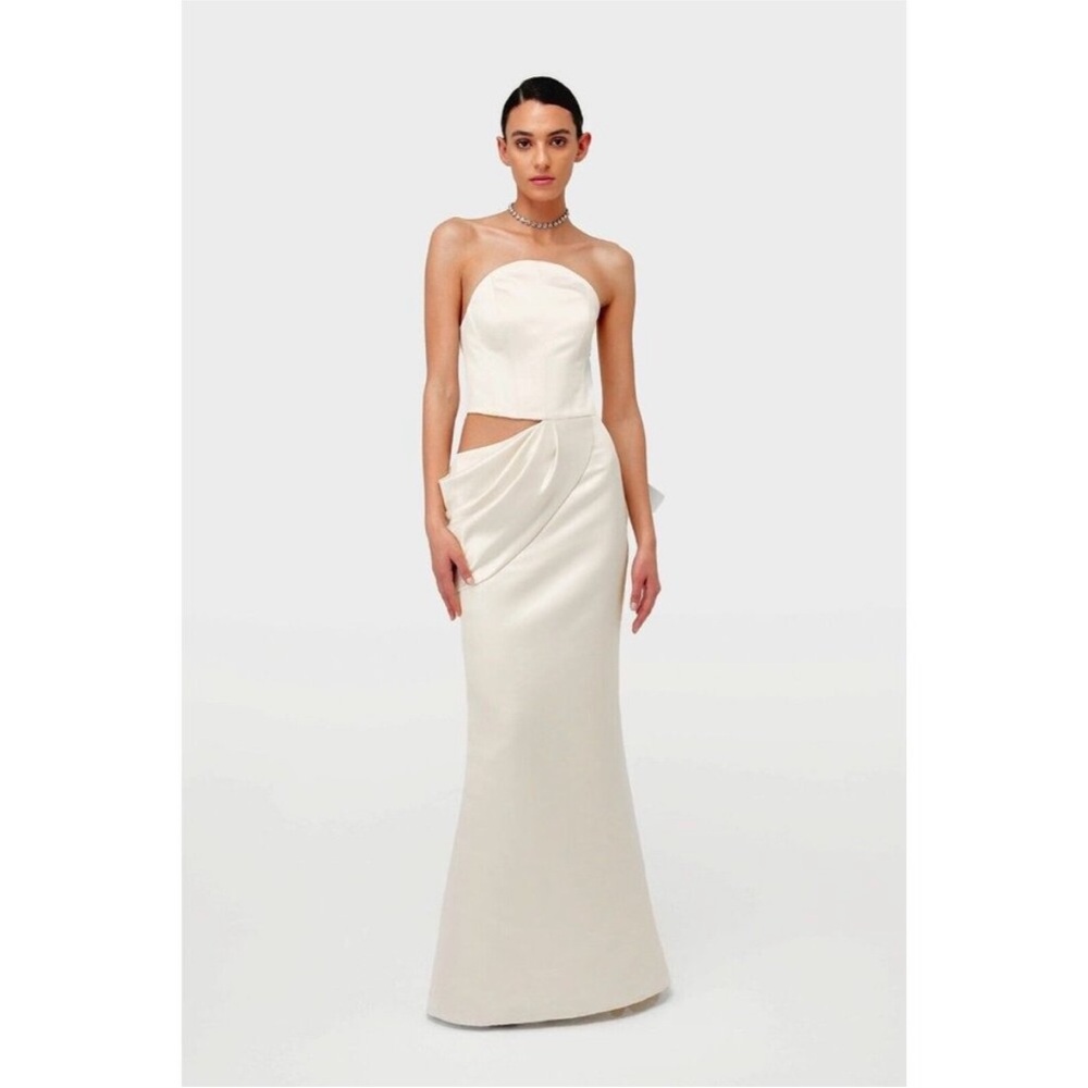 Nafsika Skourti Strapless Gown